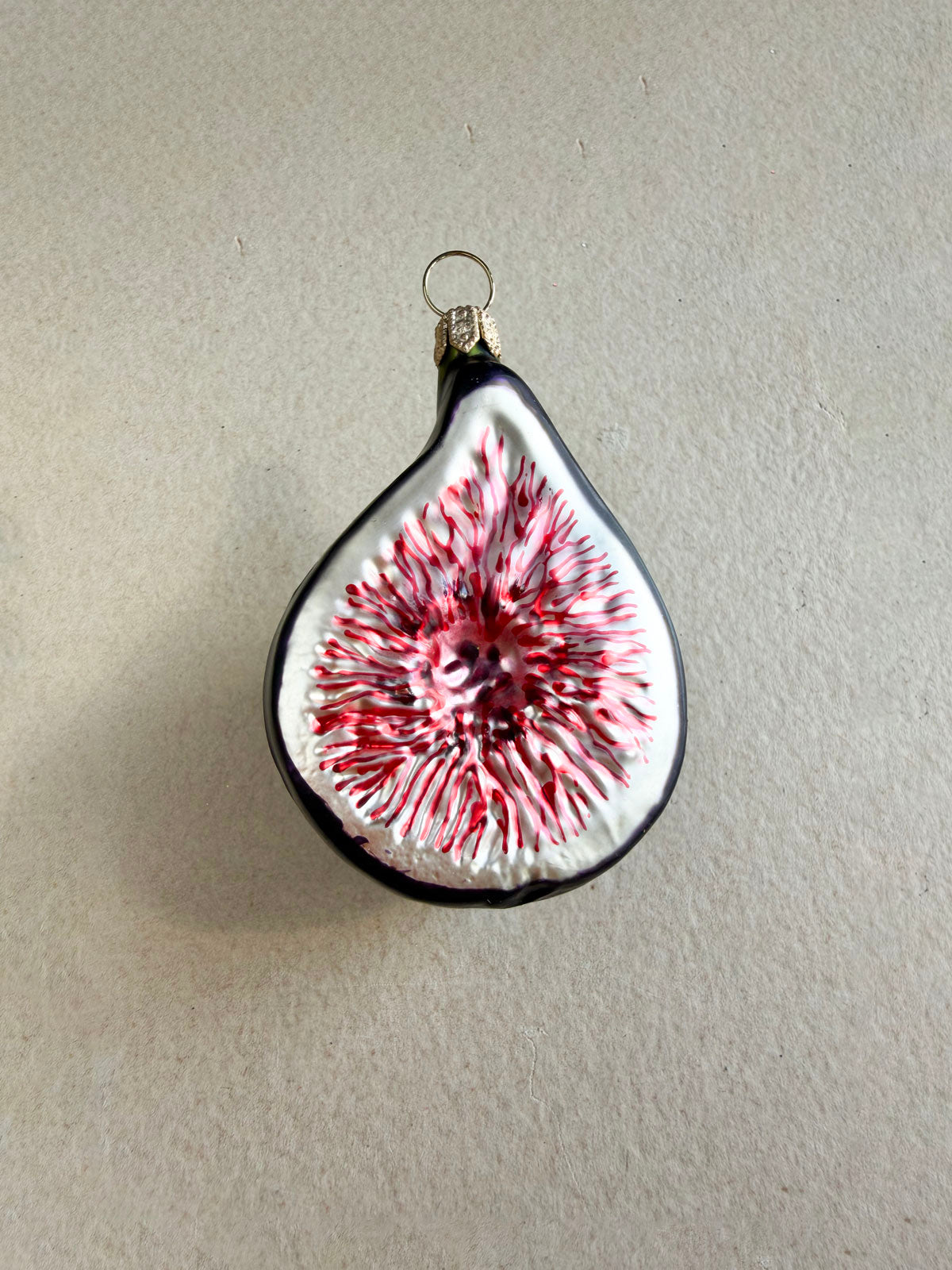 Fig Glass Ornament