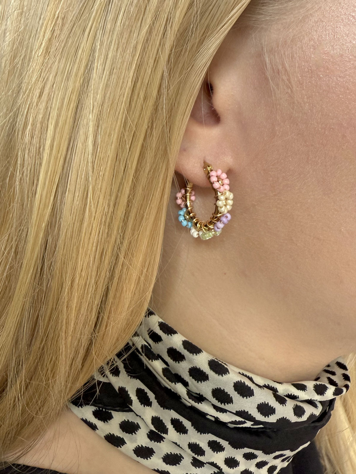 Floralia Ear Hoop Pastel