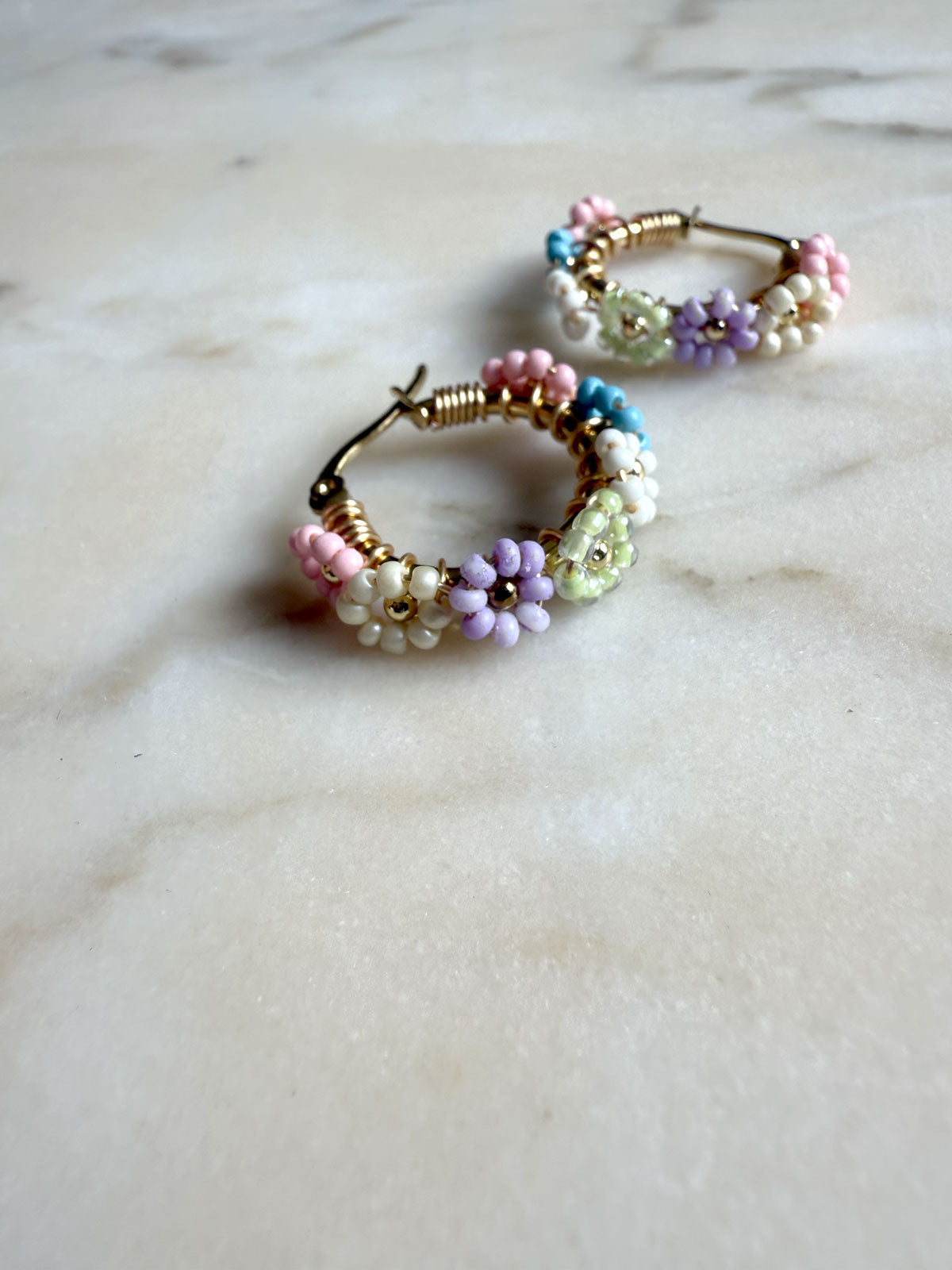 Floralia Ear Hoop Pastel