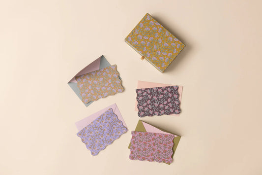 Floral notecards - set of 16