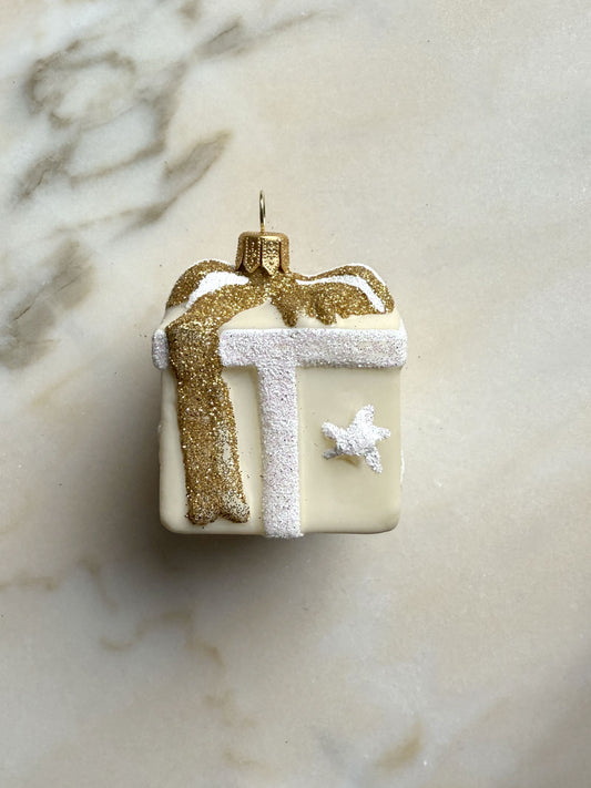 Gift box ornament