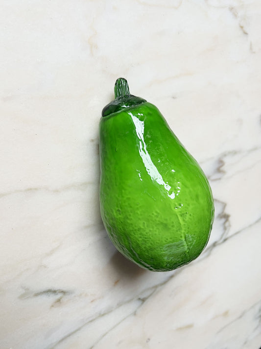 Glass avocado