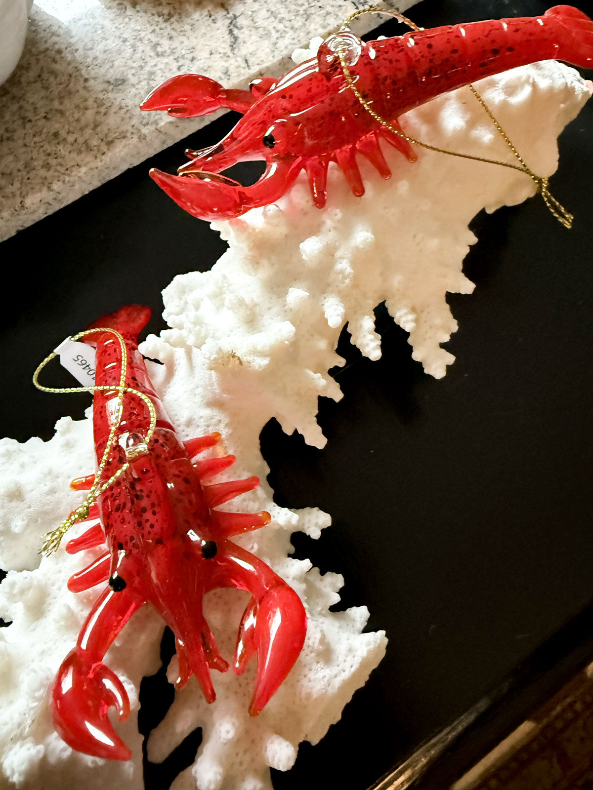 Glass Lobster ornament
