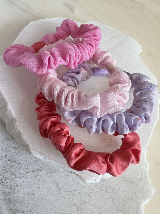 Hilda hair tie set Coral