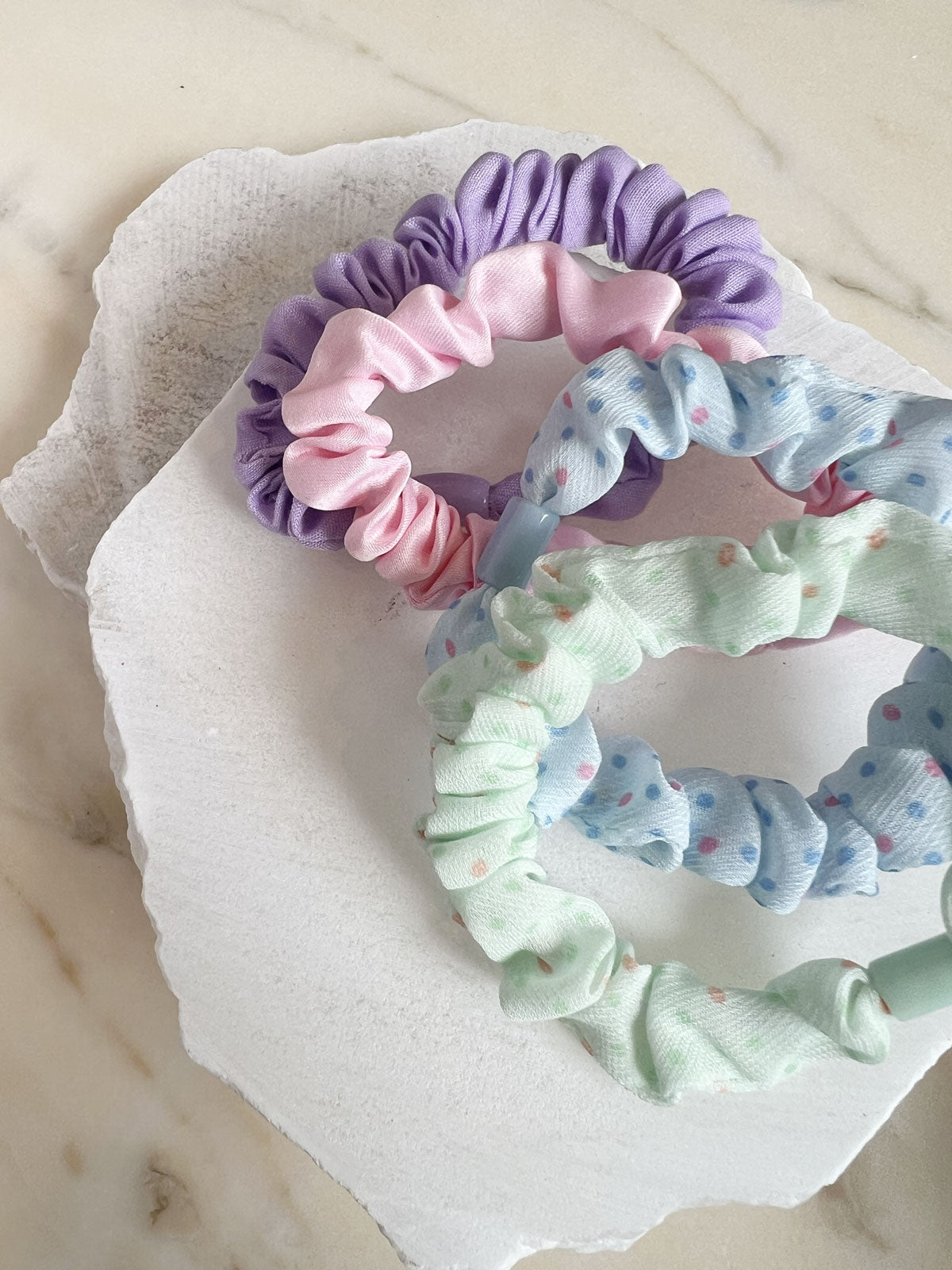 Hilda hair tie set Pastel