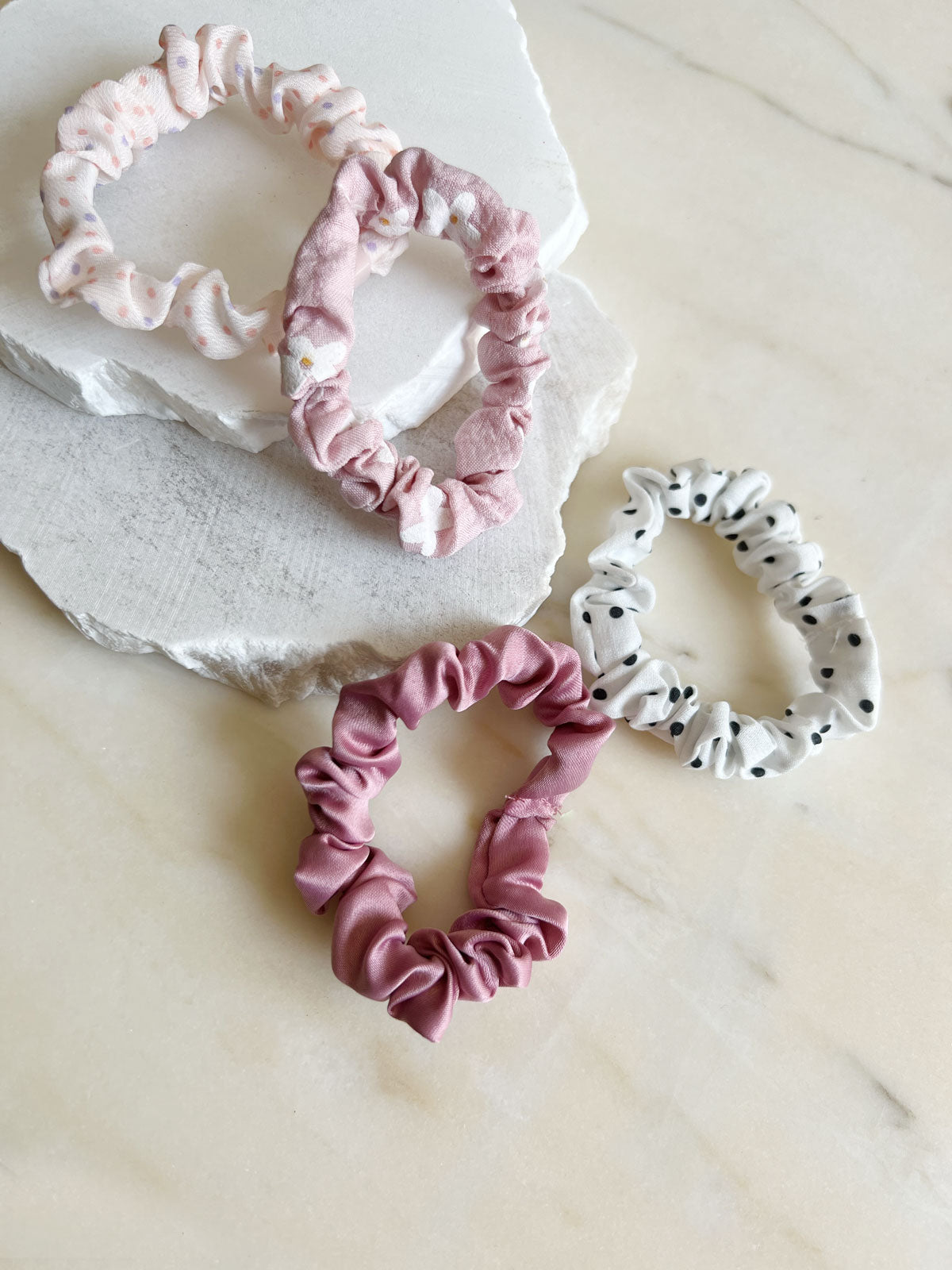 Hilda hair tie set Pink