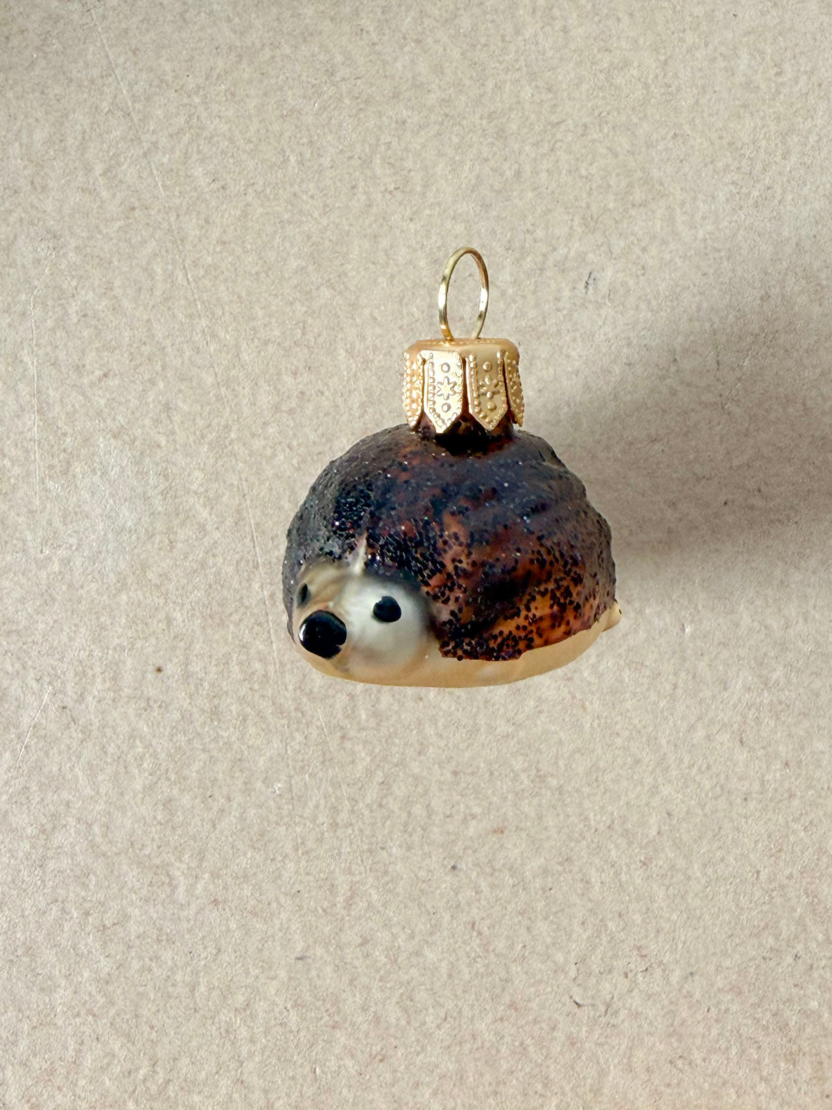 Hedgehog Glass Ornament