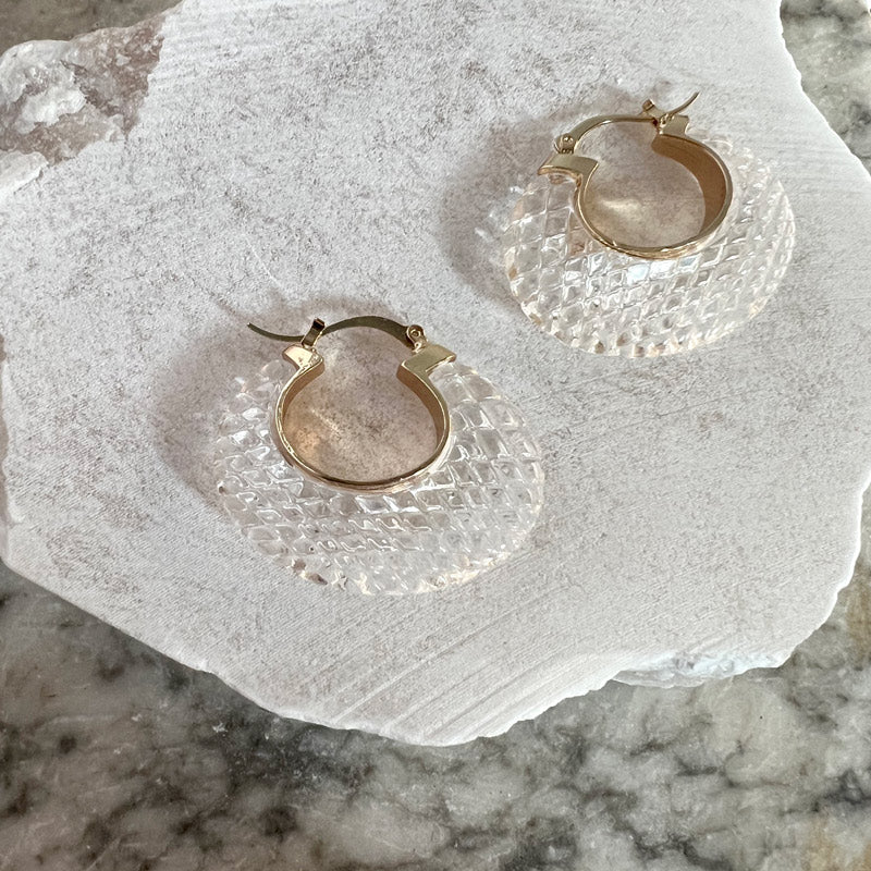 Helena earring clear