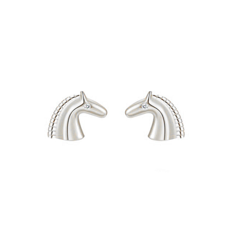 Horse stud silver