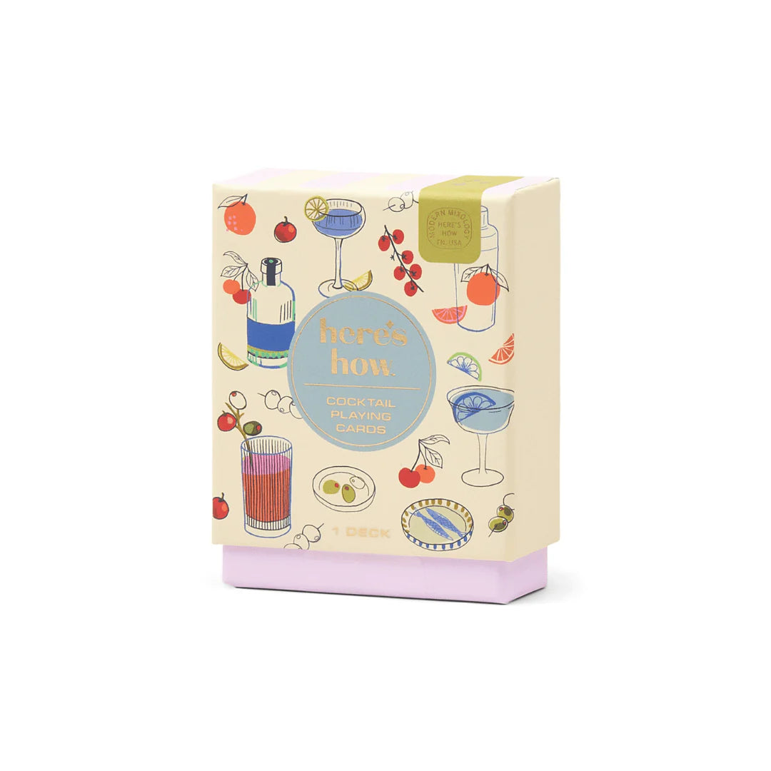 Here`s how Cocktail playing cards