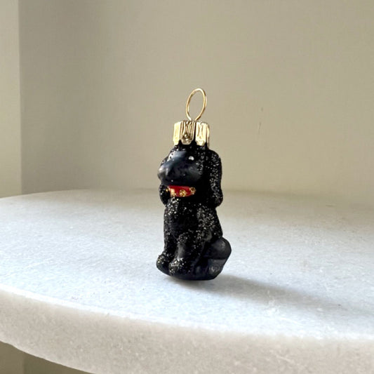 Poodle Ornament – Black