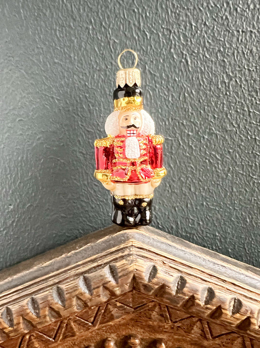 Classic Nutcracker Ornament, Red