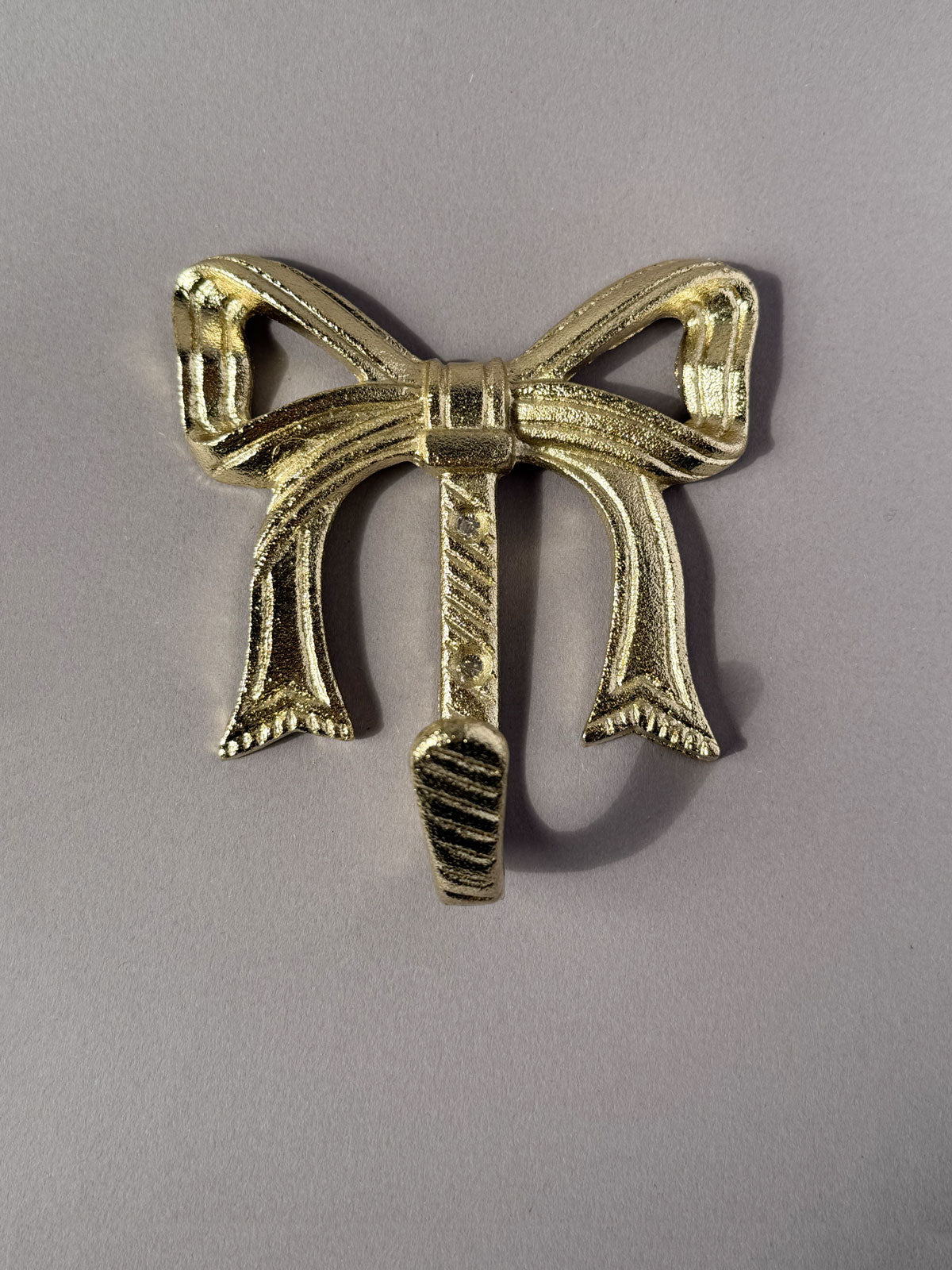 Wall hook Bow gold