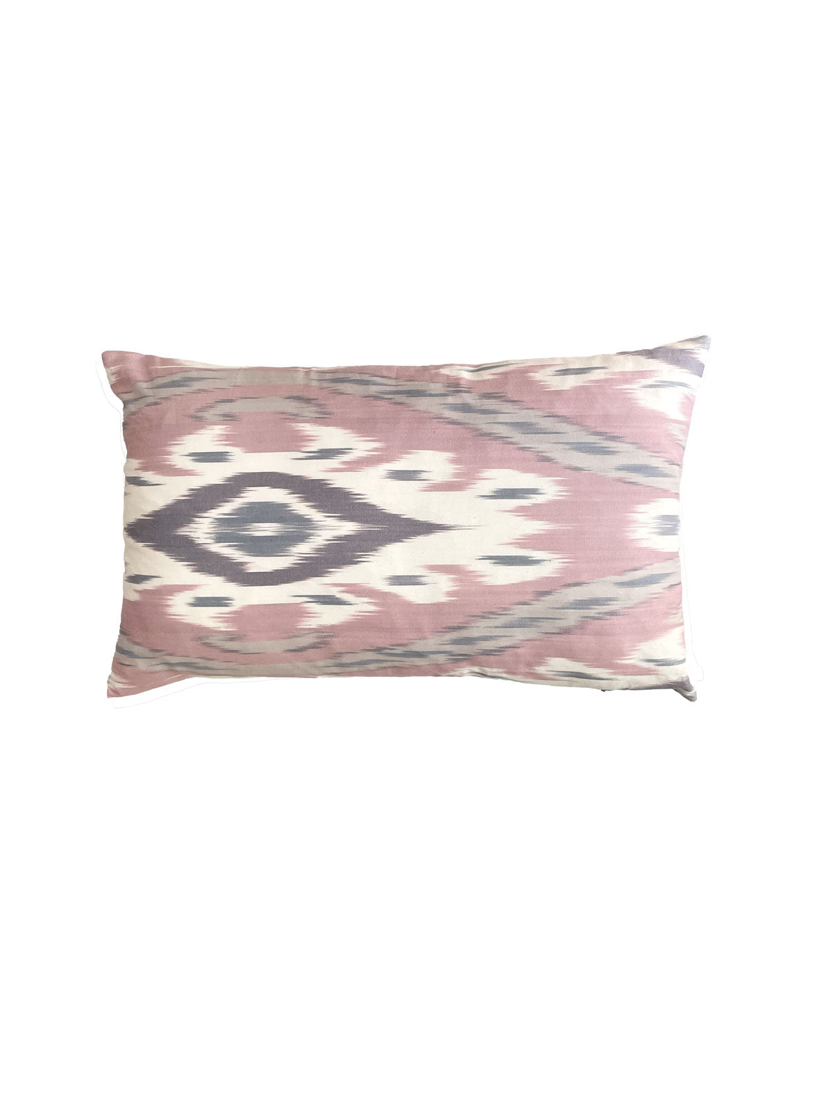 Ikat cushion cover pink