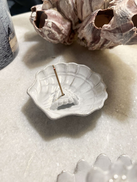 Coquillage incense holder