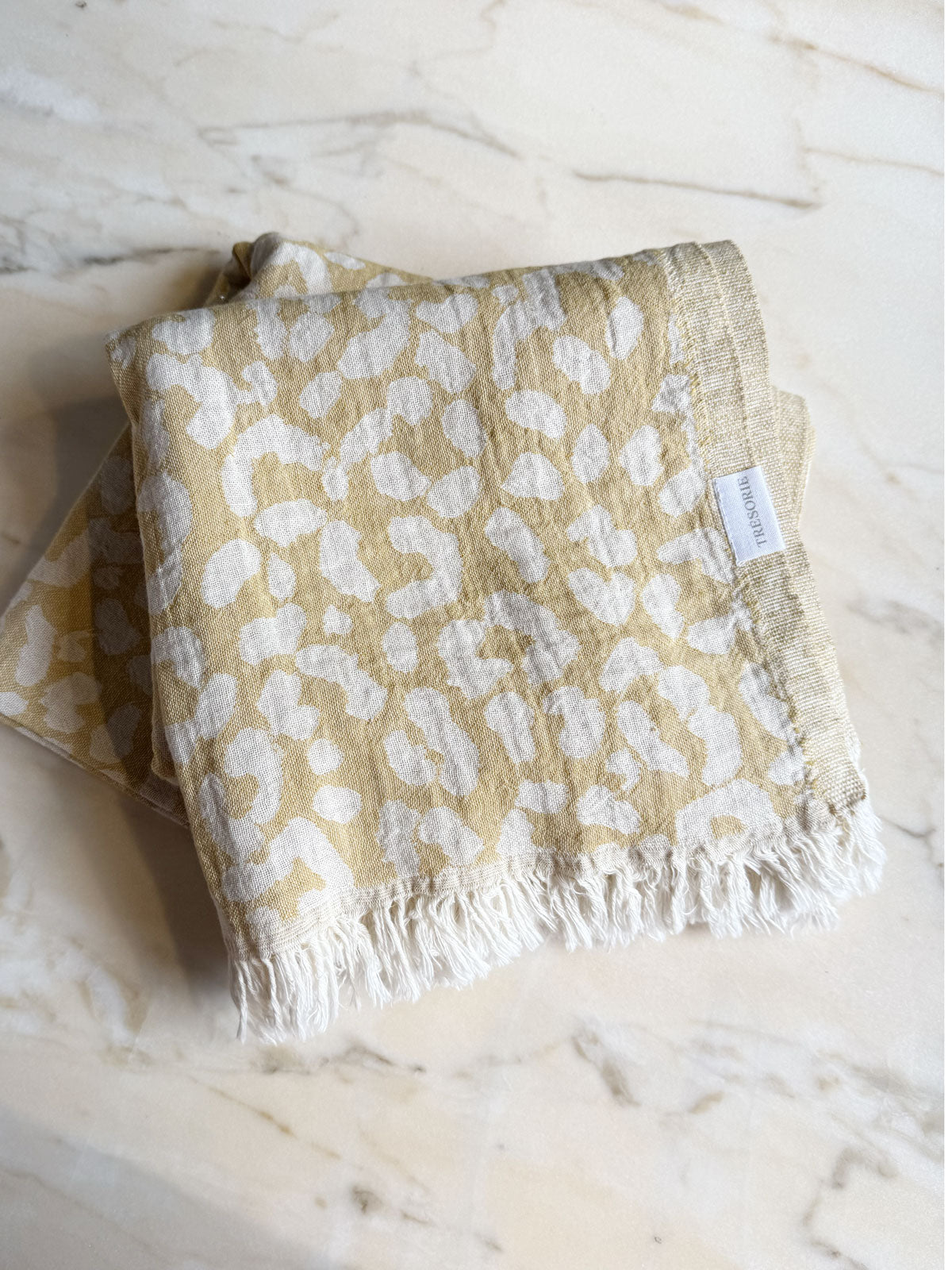 Jacquard Towel Mustard