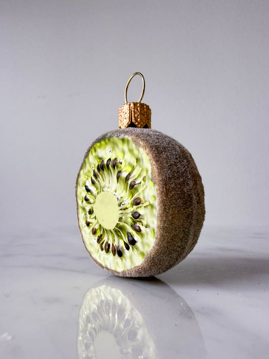 Kiwi Glass Ornament