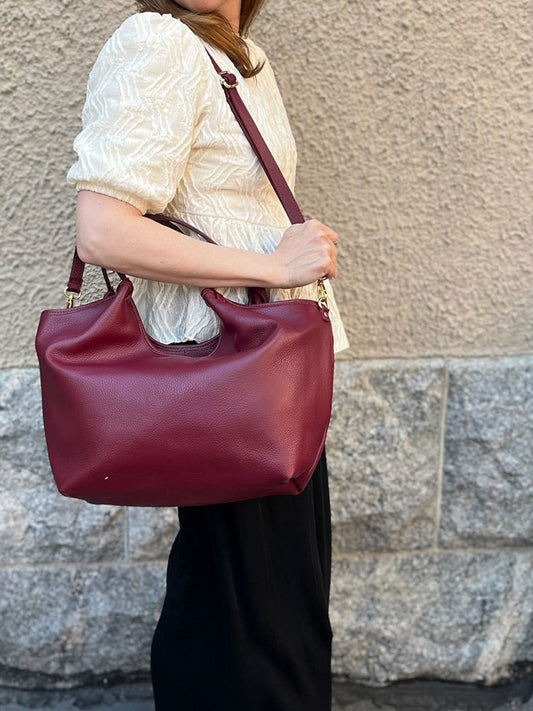 Leather Shoulder Bag Chianti