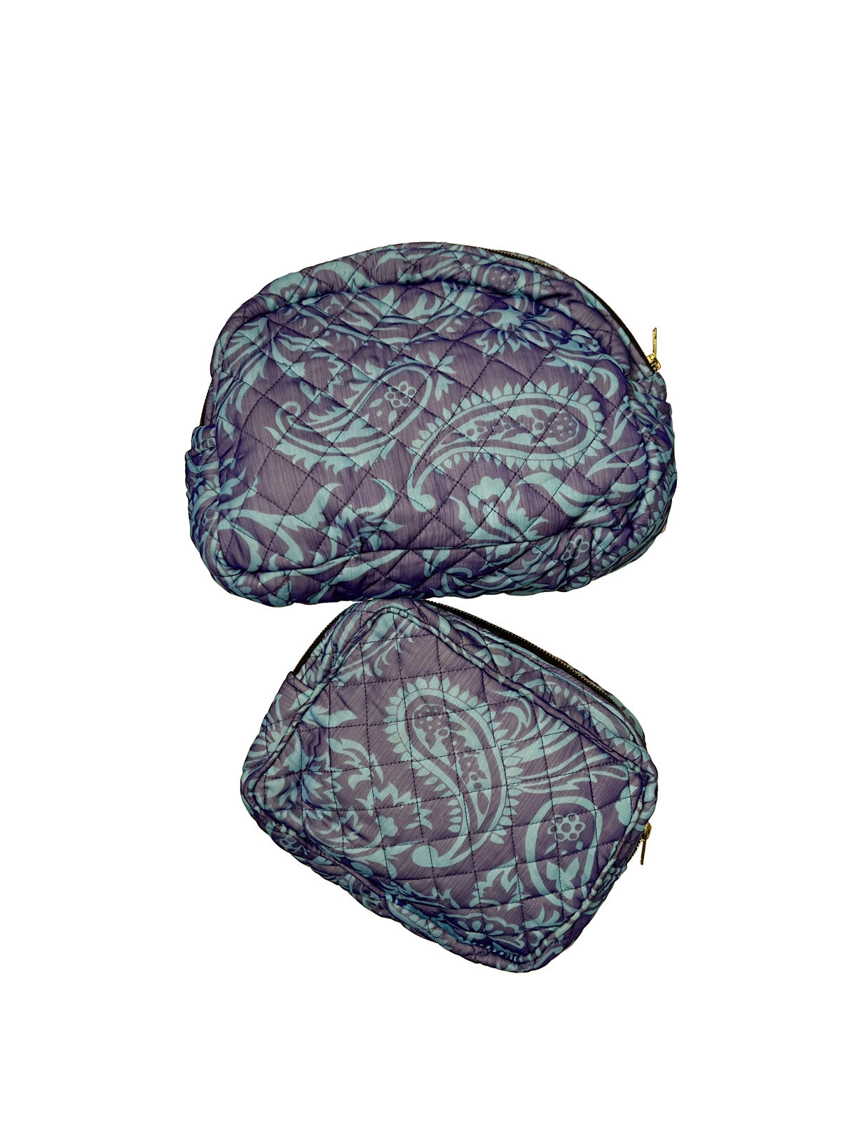 Meera Wash Bag Blue Paisley