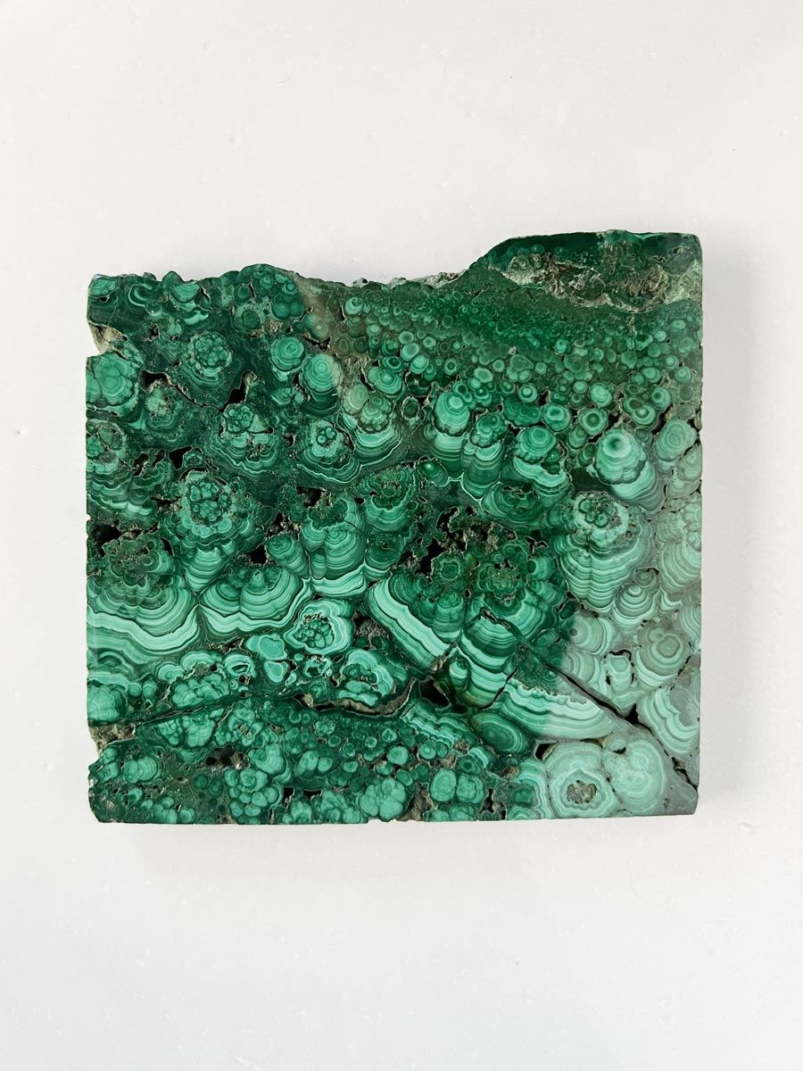 Malachite plate