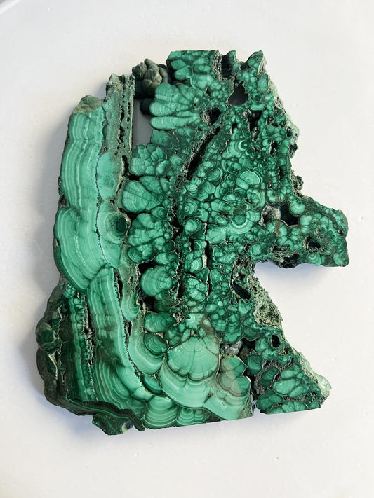 Malachite plate