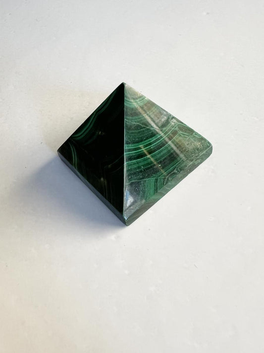 Malachite pyramid