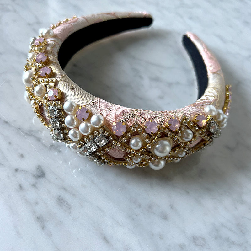 Maria headband blush