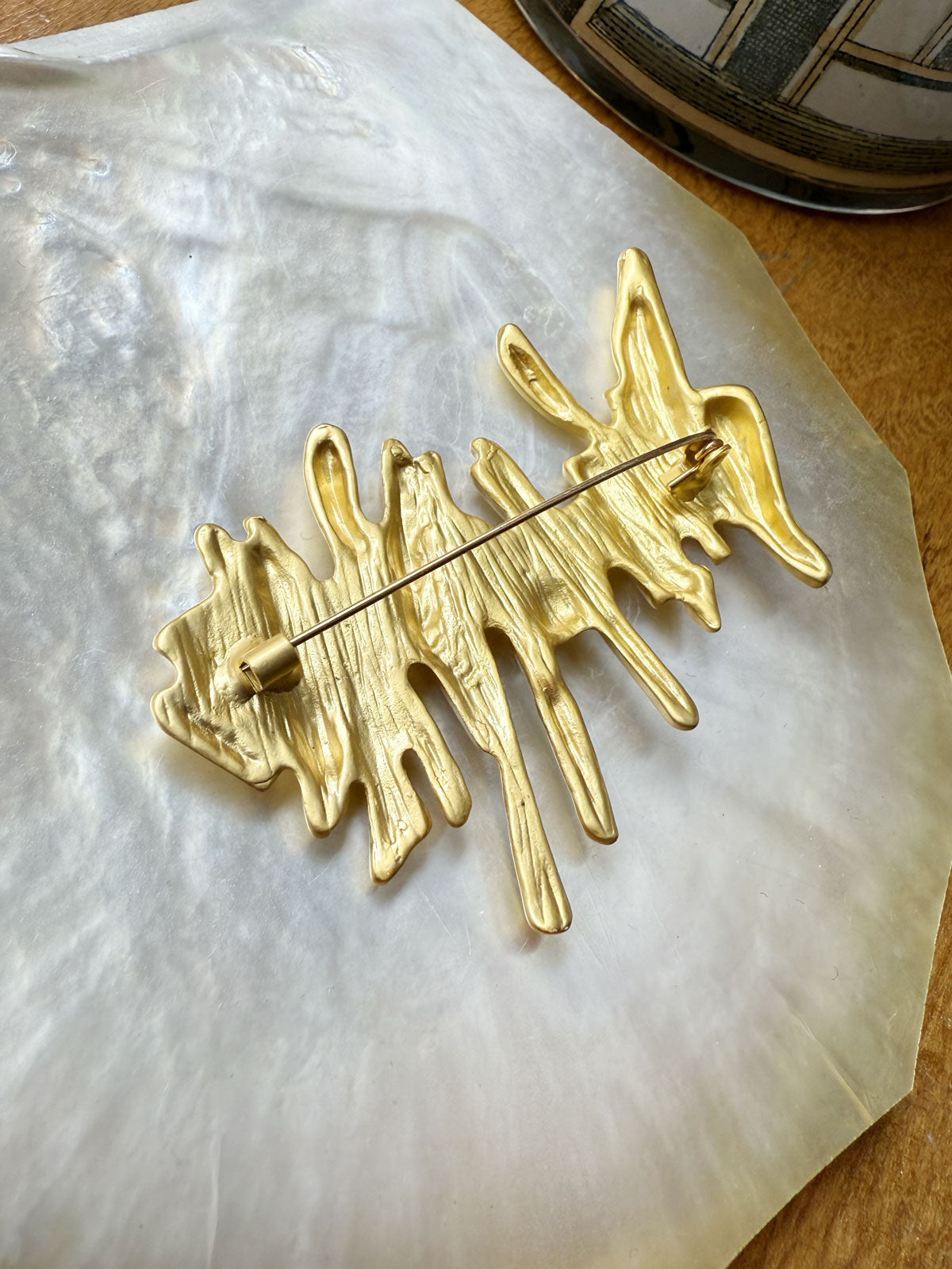 Molten Brooch