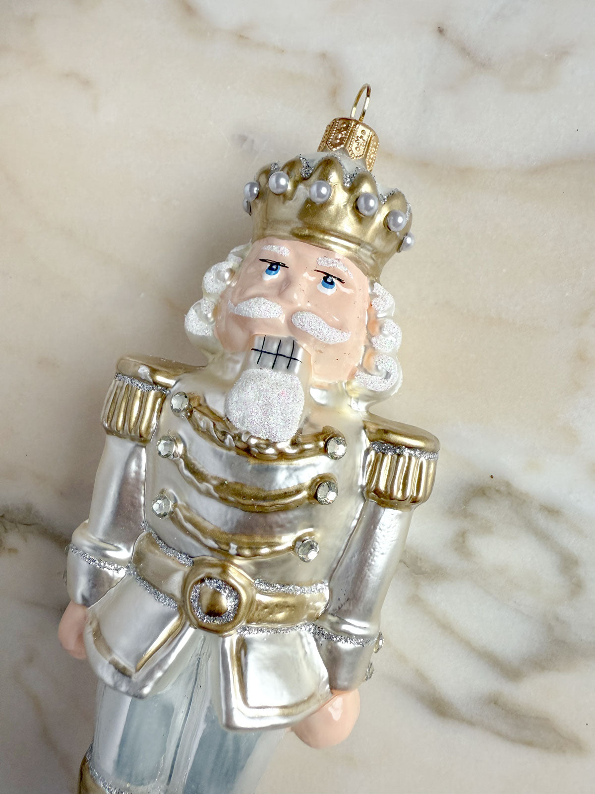 large Silver Nutcracker