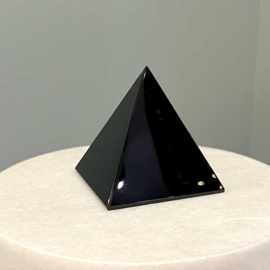 Obsidian pyramid