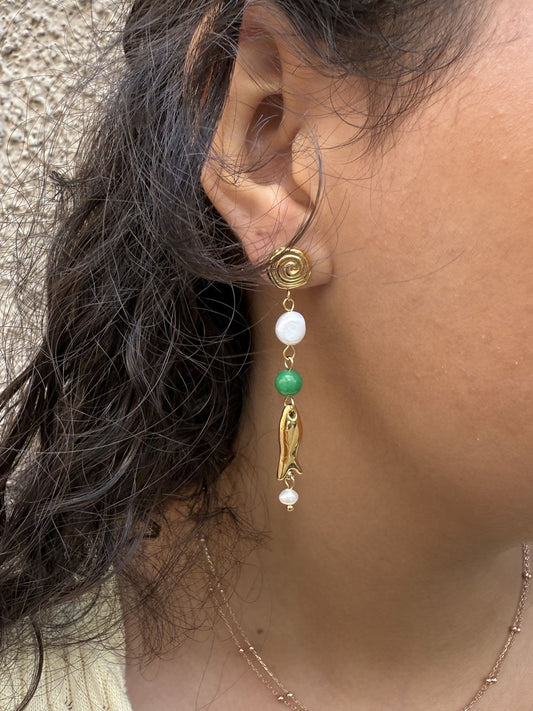 Ocean Twist Earring