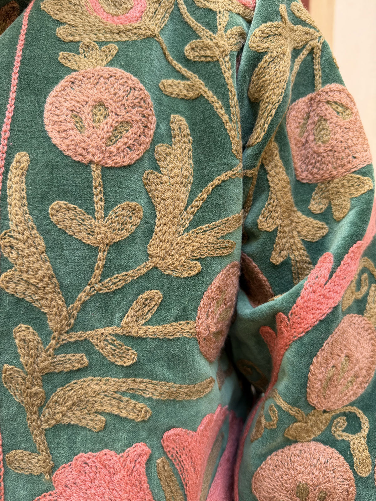 Paloma Velvet Jacket - Green
