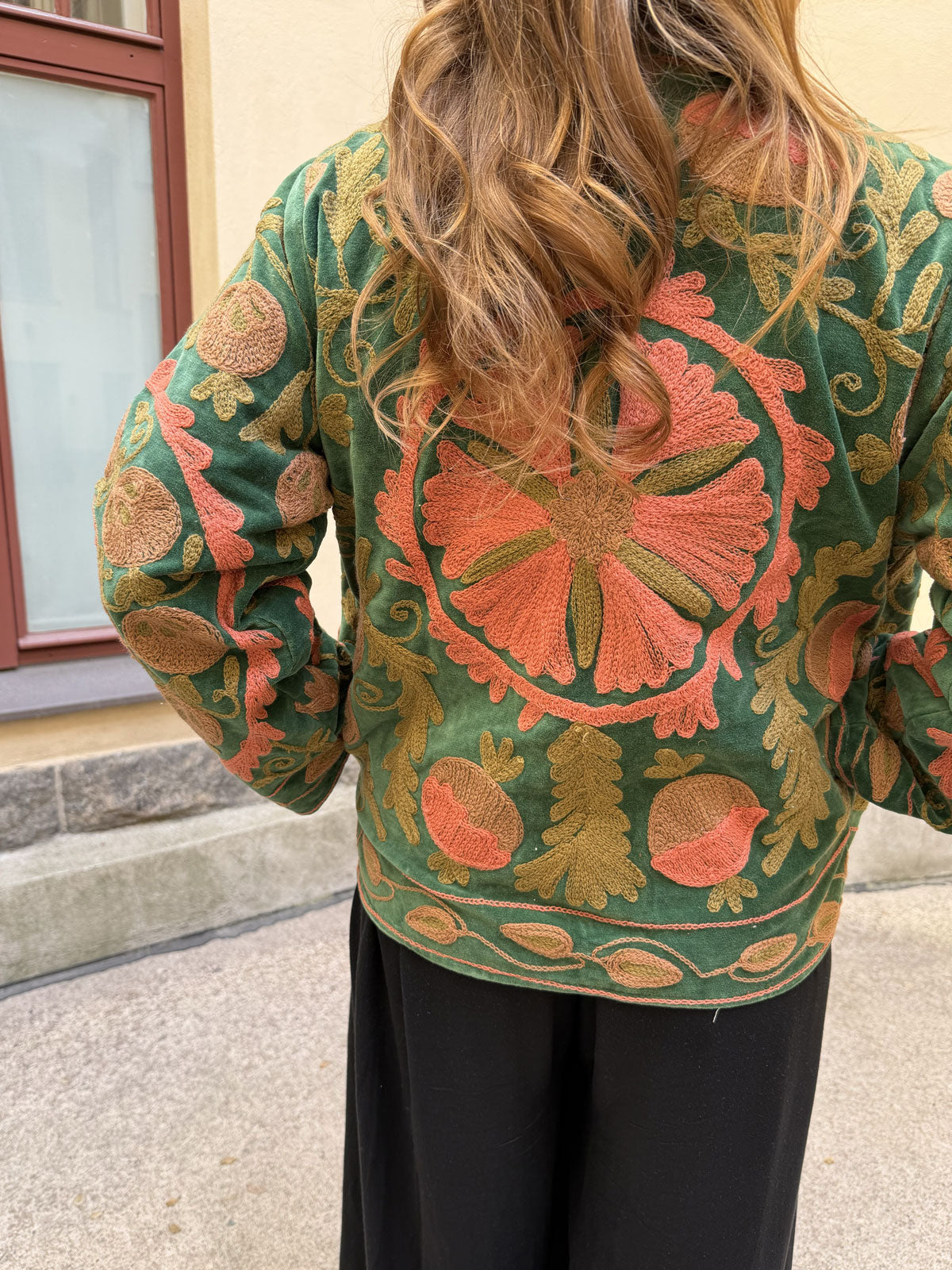 Paloma Velvet Jacket - Green