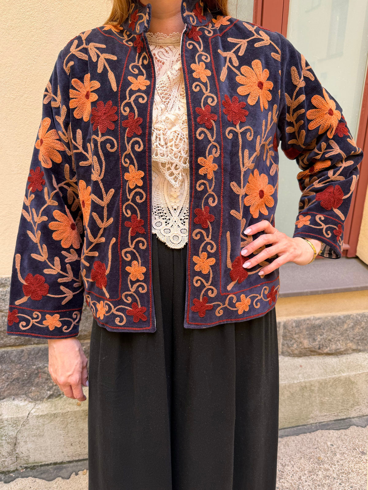 Paloma Velvet Jacket - Lilac