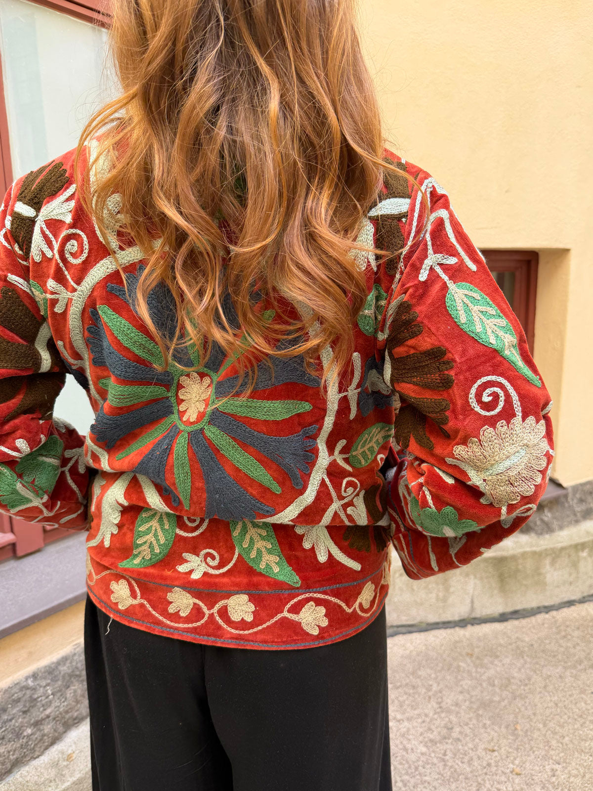 Paloma Velvet Jacket - red