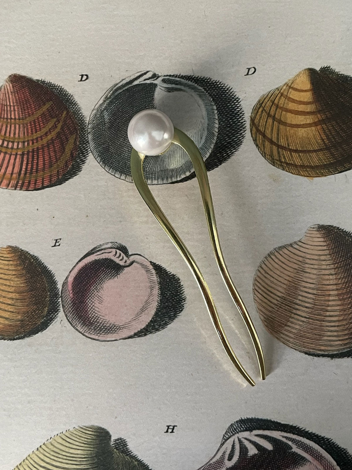 Hair pin pearl