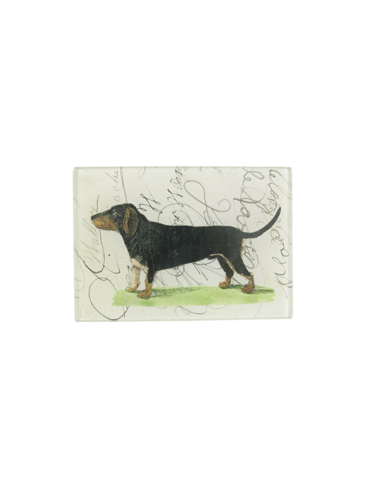 Rectangular tray Dachshund