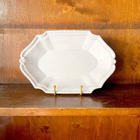 Oval Régence platter, small