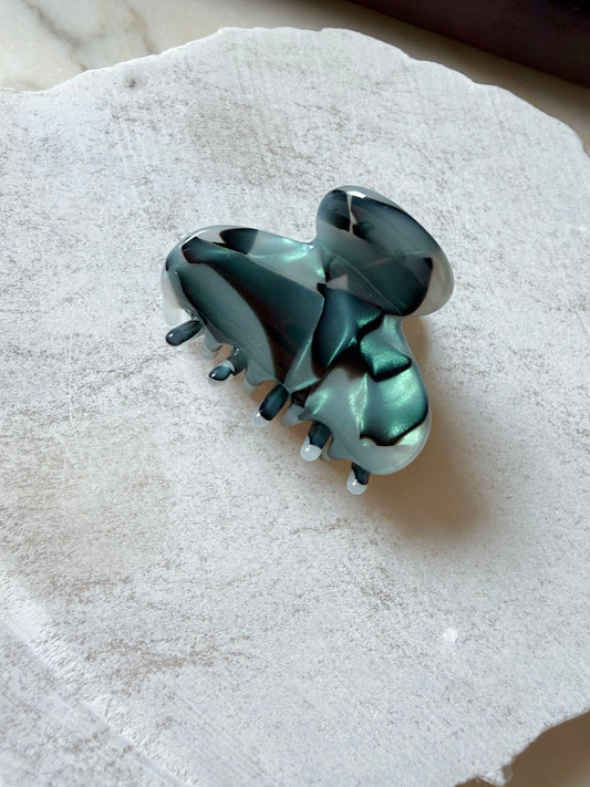 Simone Hair Claw – Blue Pearl