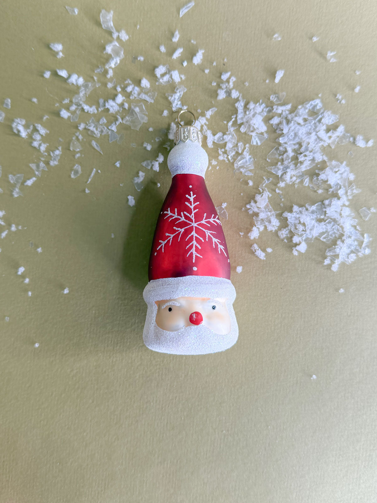 Santa with snowflake