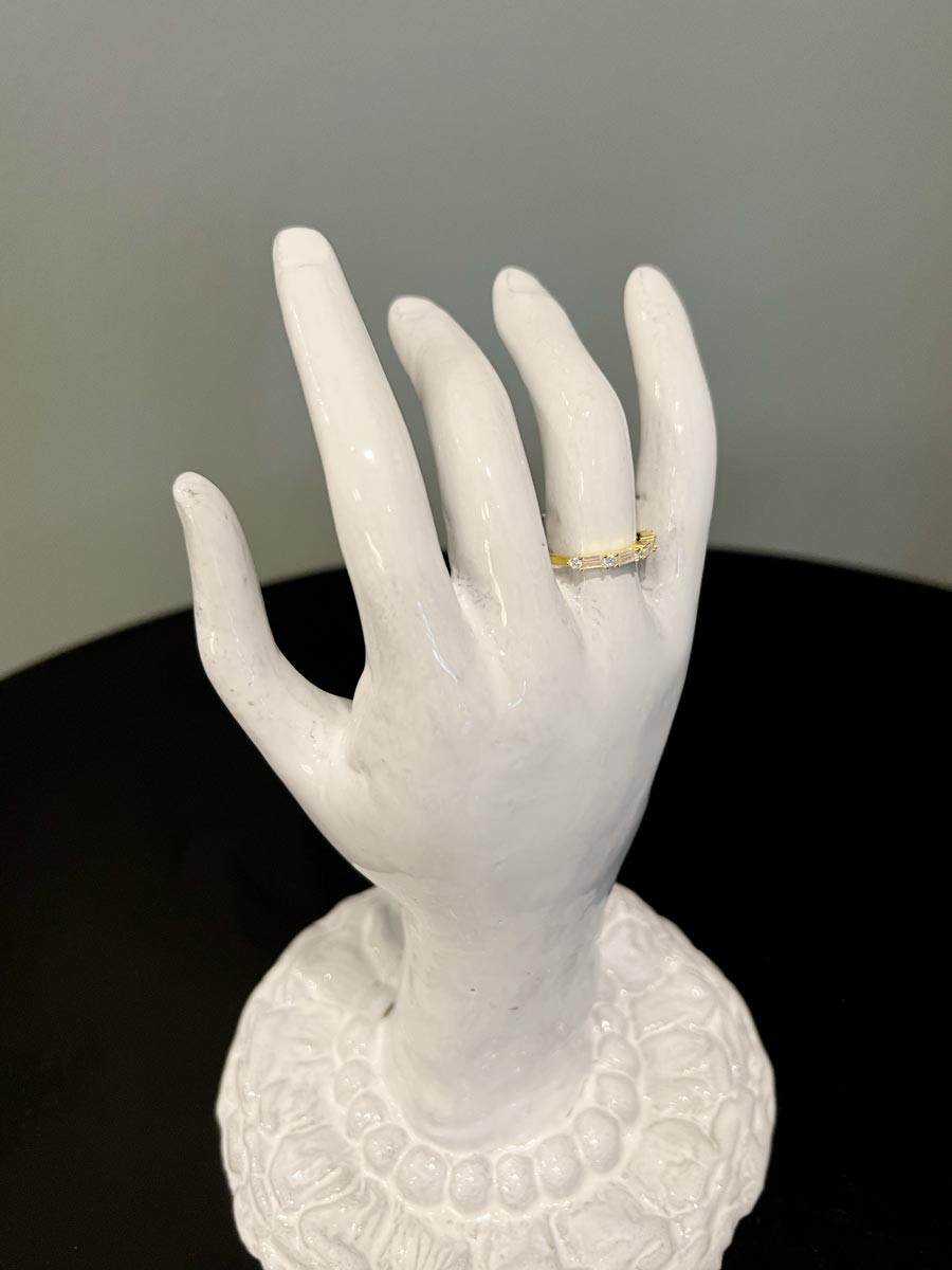 Ceramic hand ornament