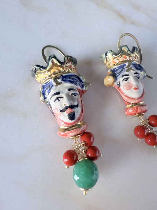 Sicily Earring Green
