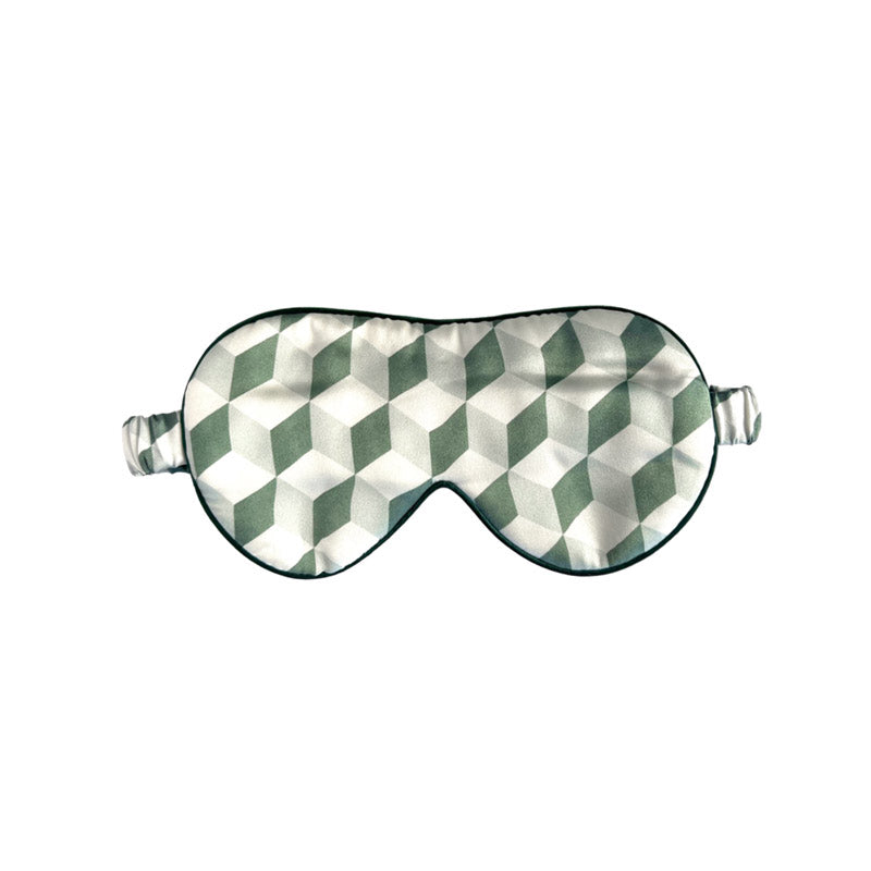 Serene silk sleep mask Green Cube