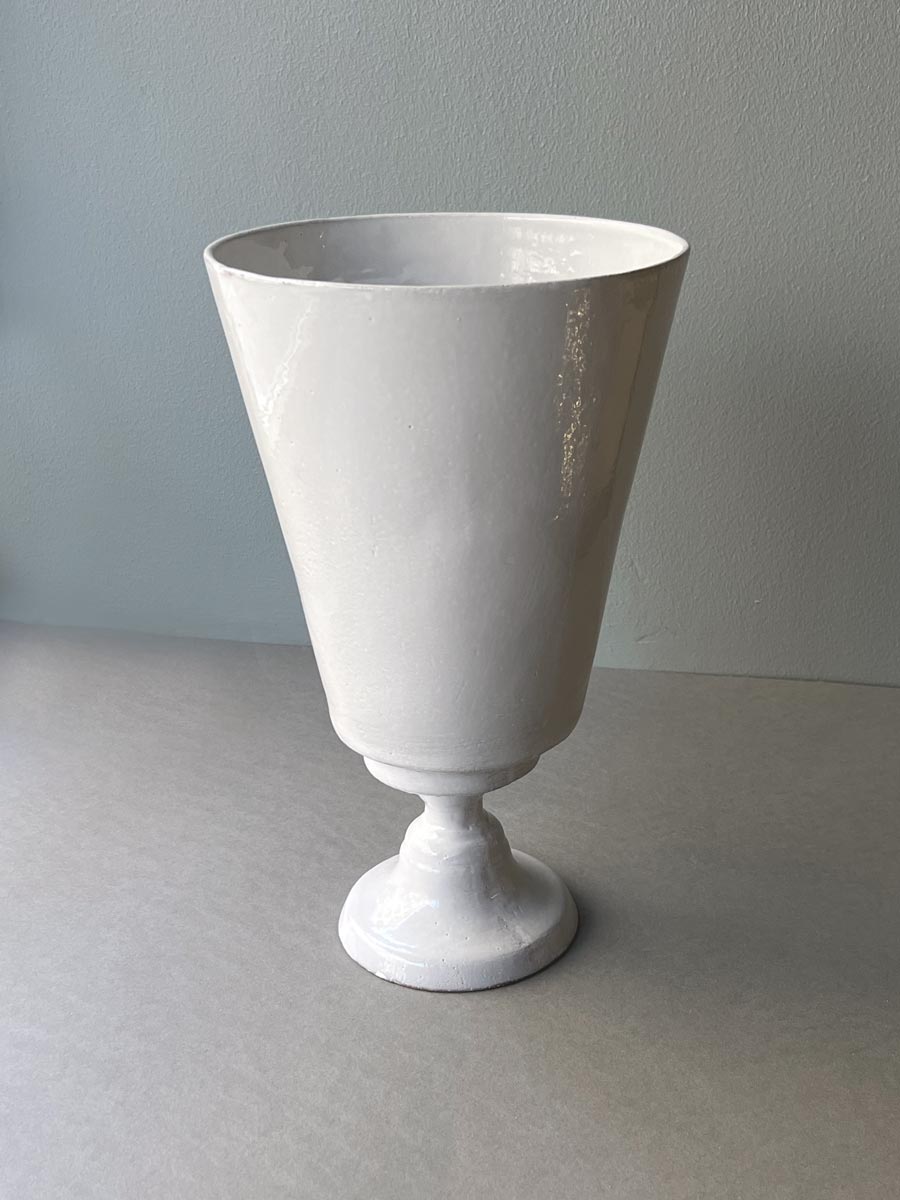 SImple vase large astier de villatte tresorie