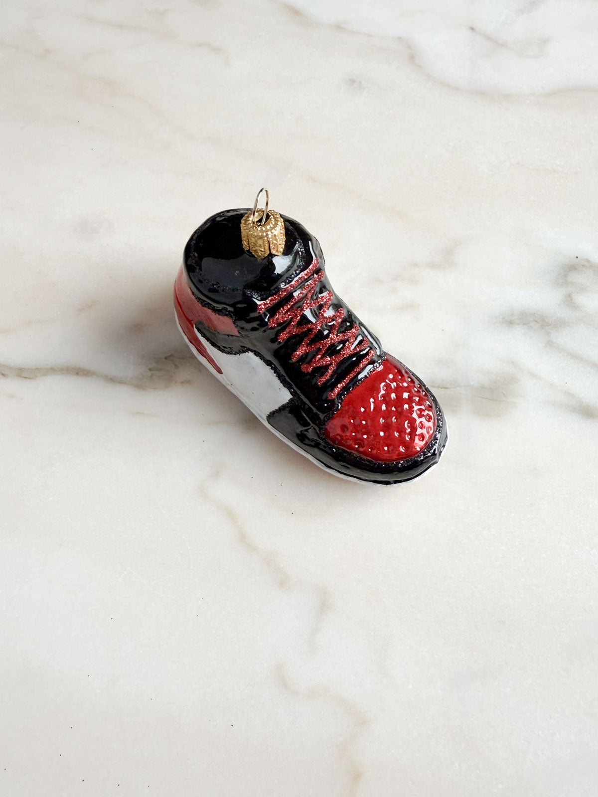 Red Basketball Shoe Ornament