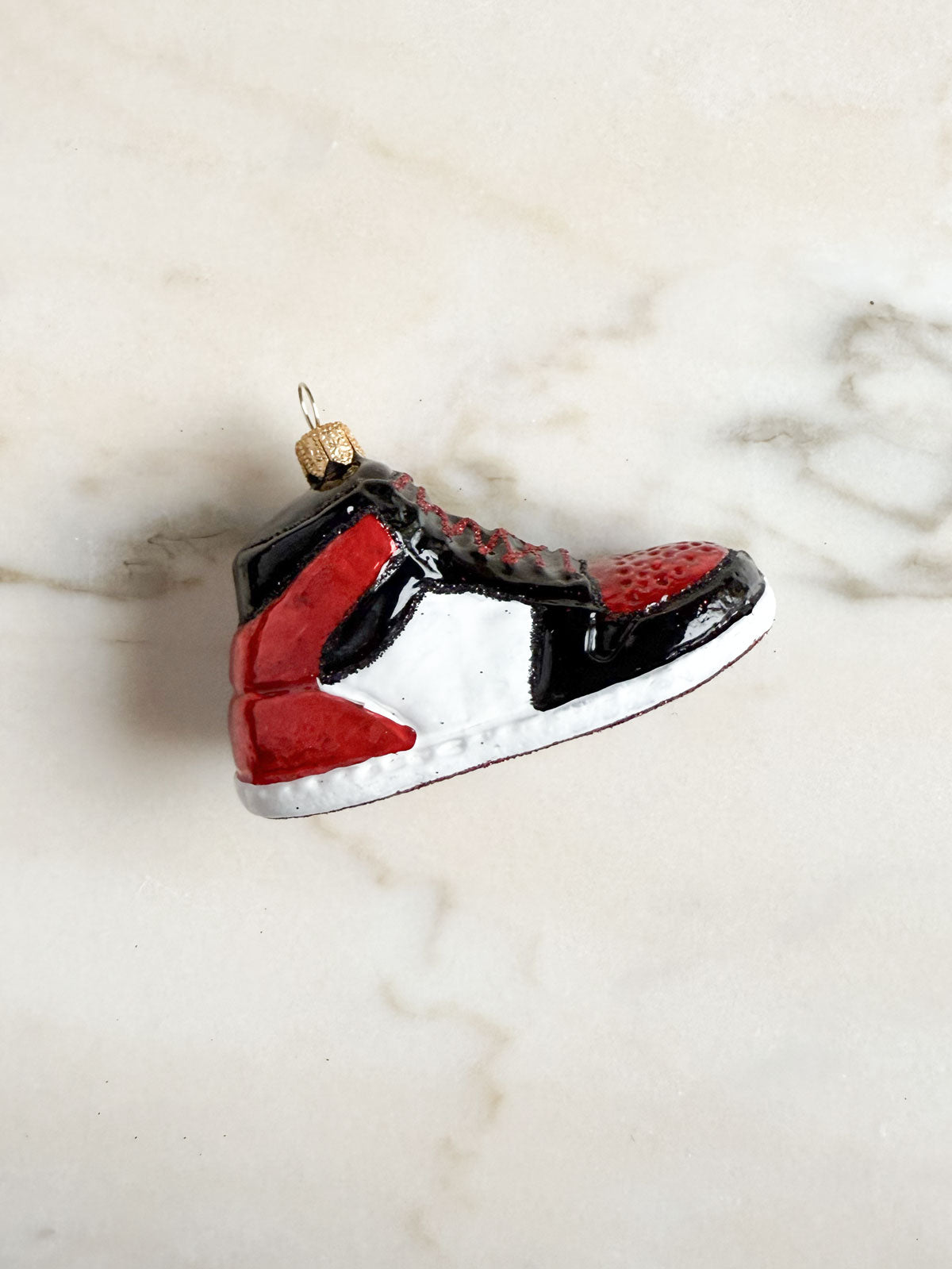 Red Basketball Shoe Ornament