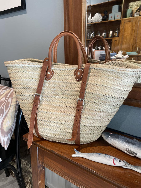 Straw bag Back bag