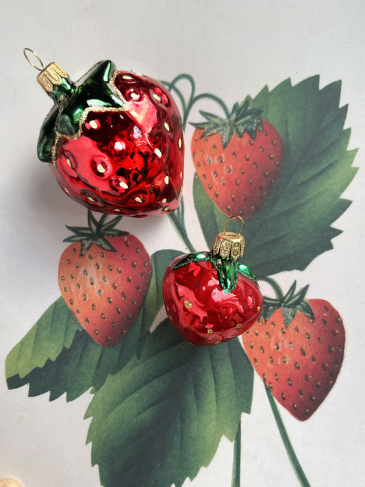 Large Strawberry Ornament