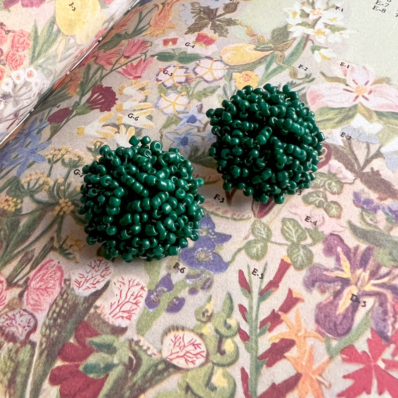 Sprinkle earring green