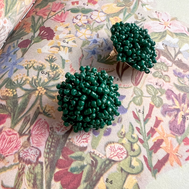 Sprinkle earring green